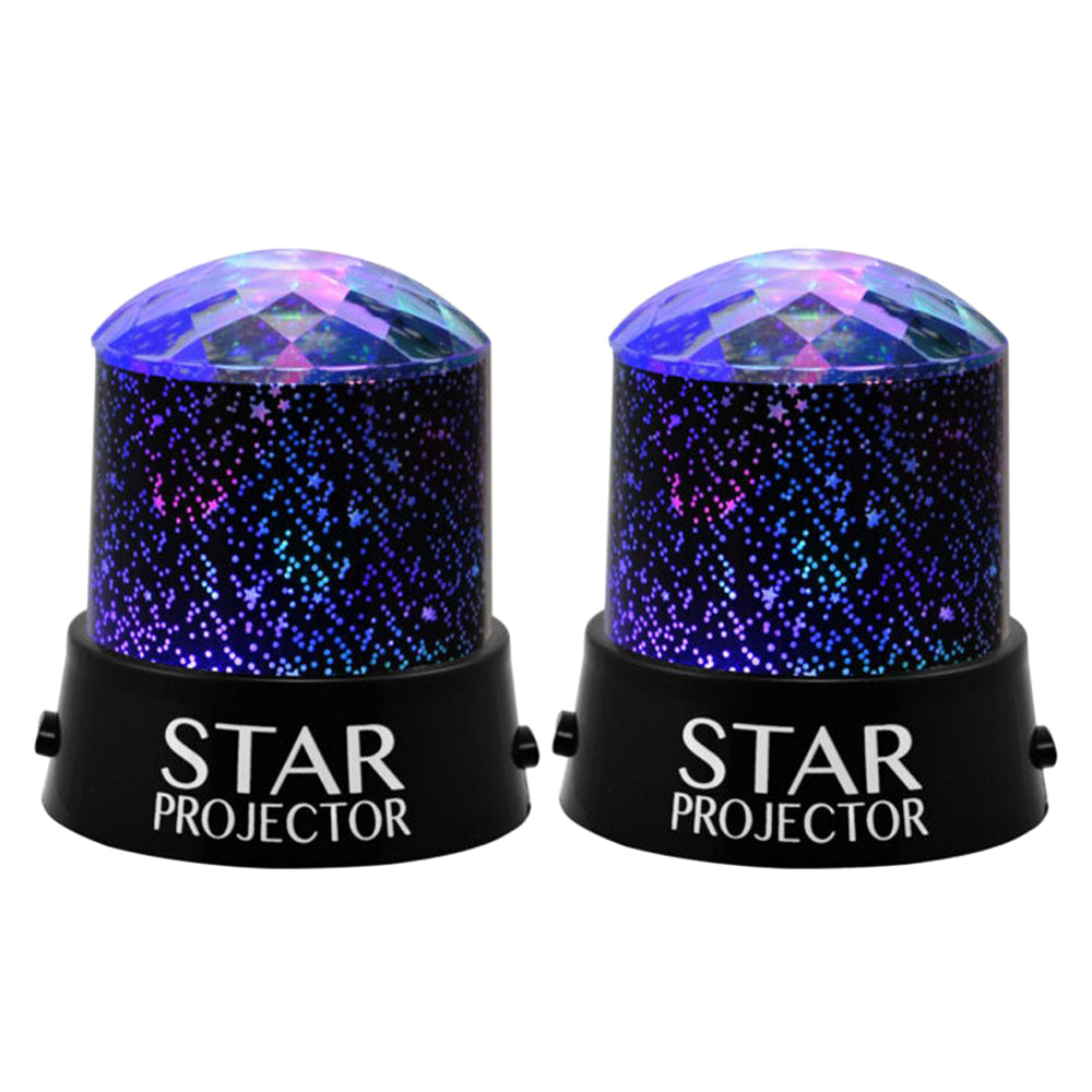 2X LED Galaxy Projector Light Star Moon Night Light