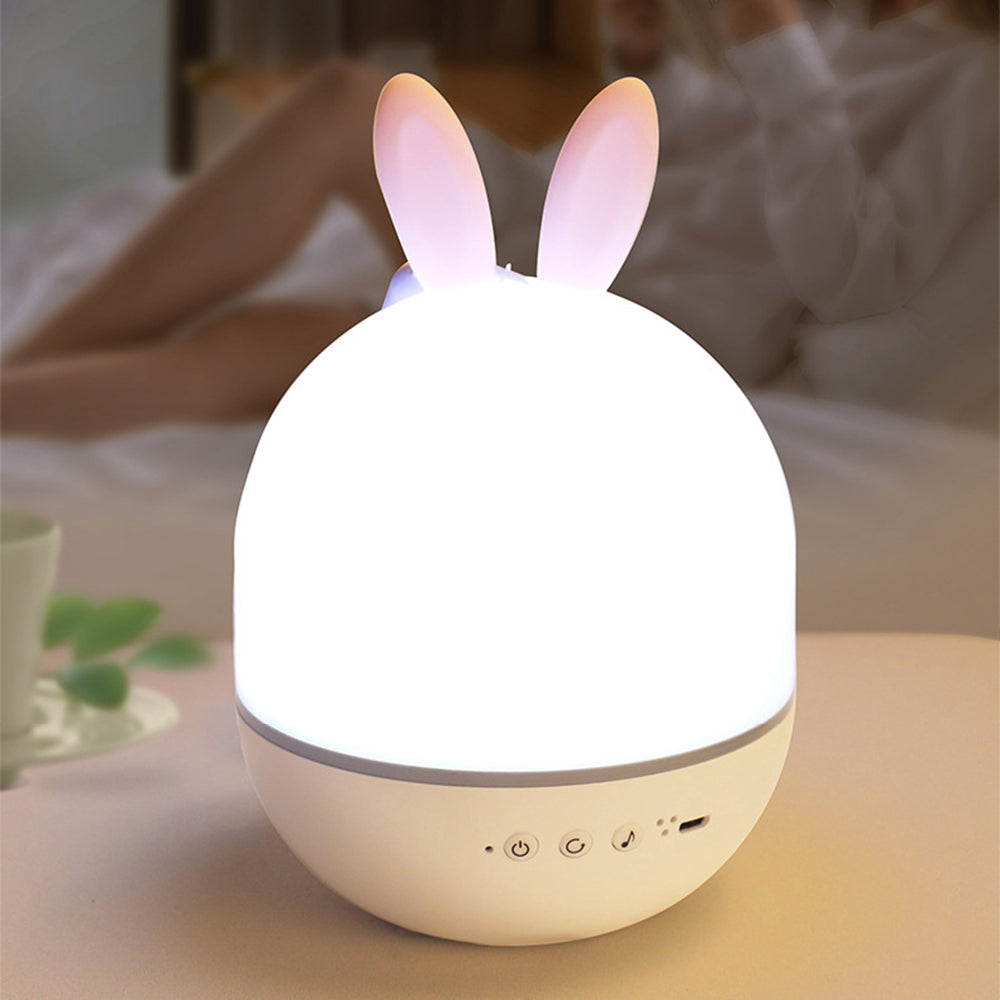 3 in 1 Rotating Projector Light Rabbit Music Box