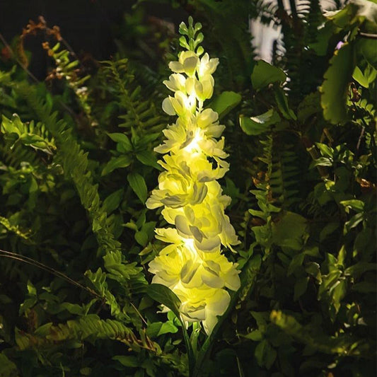 2Pcs Solar Hyacinth Flower Lights Garden Stake Lights