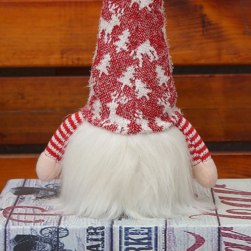 2 X Christmas Dolls Glowing Plush Gnomes Dwarf Gnome Light Xams Decor