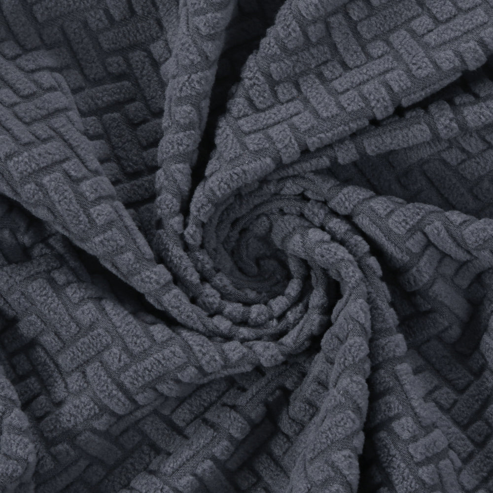 Wingback Chair Cover Stretch Armchair Wing Chair Slipcover Deep Grey