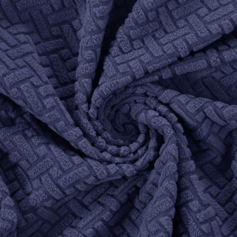 Wingback Chair Cover Stretch Armchair Wing Chair Slipcover Navy Blue