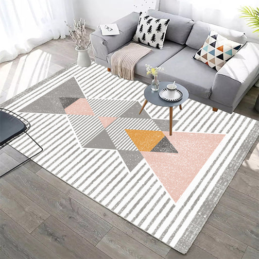 80x120cm Geometric Pattern Non Slip Rugs Style 1