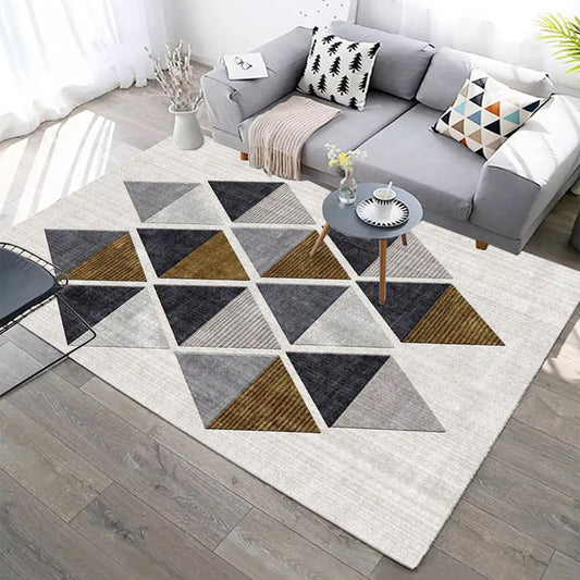 80x120cm Geometric Pattern Non Slip Rugs Style 3