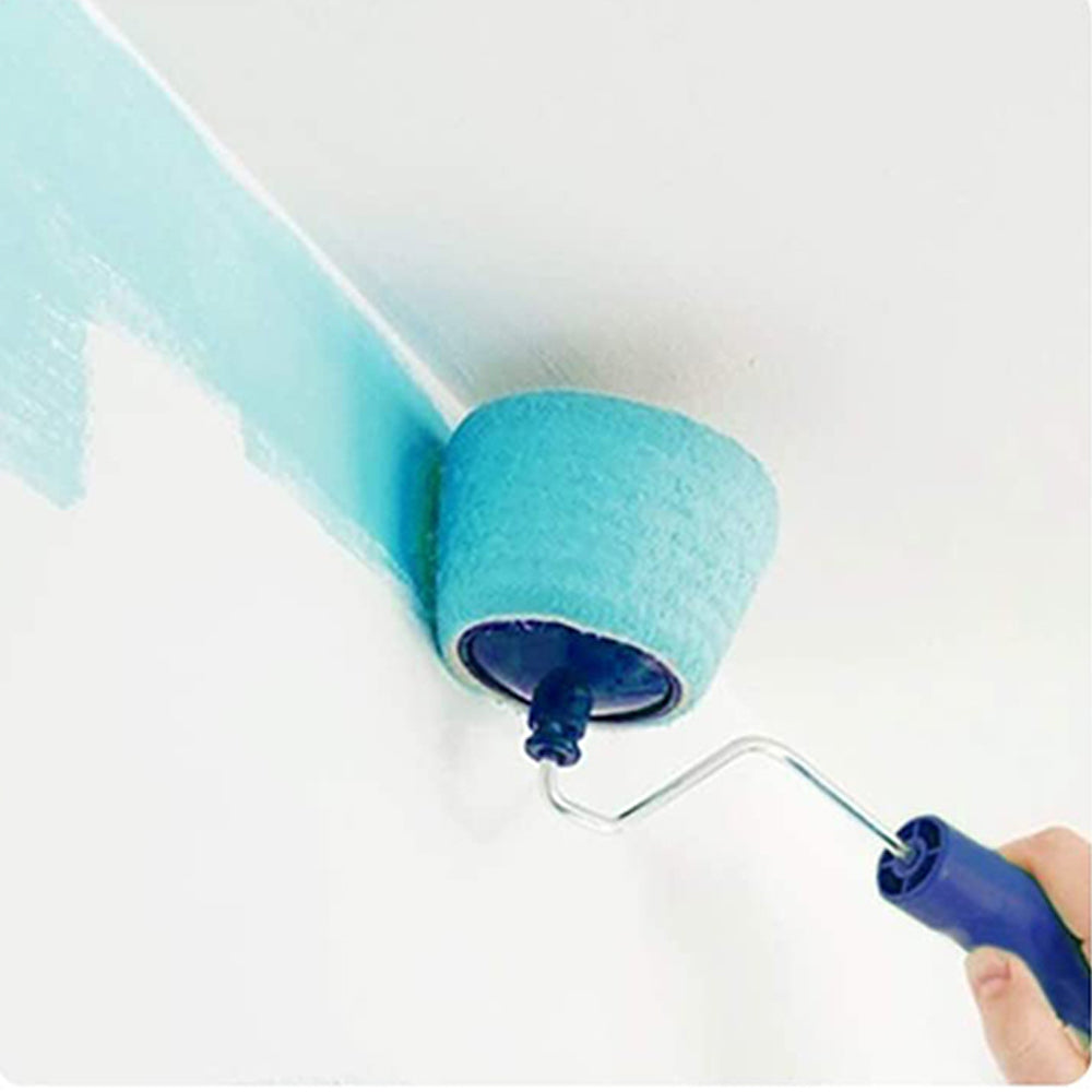 12Pcs Paint Roller Kit Paint Roller Brush Kit with Paint Tray Extension Poles