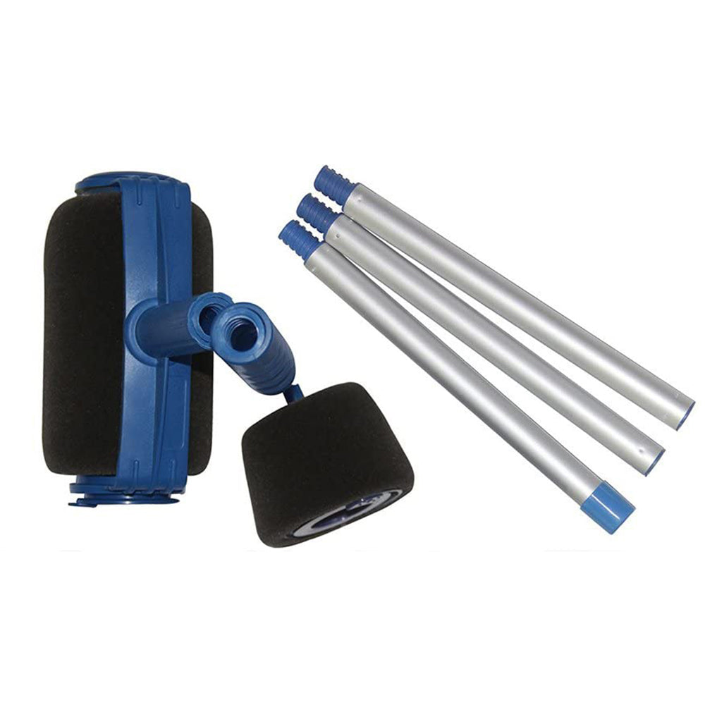 One Set of 6Pcs Paint Roller Brush Kit with Extension Poles