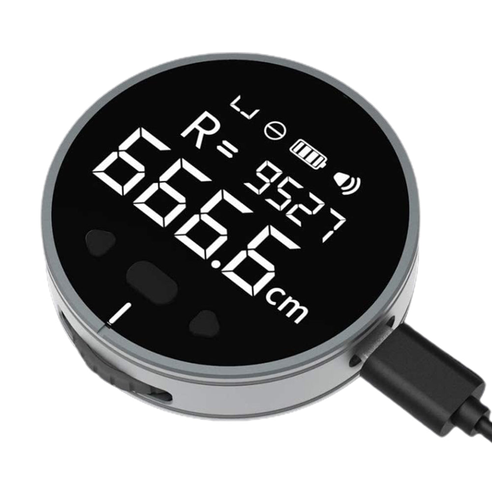 2Pcs 8 in 1 Electronic Ruler Rangefinder with LCD Display