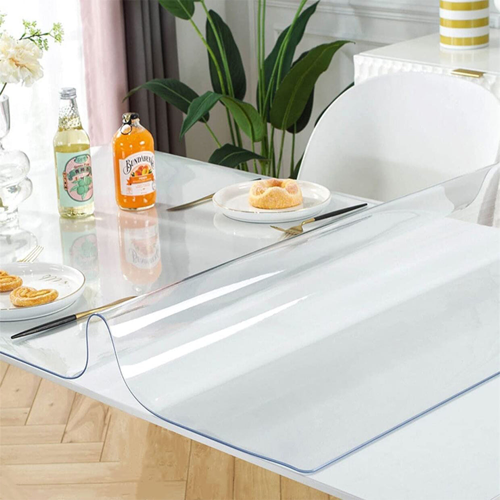 60x90cm Clear PVC Floor Mat Tablecloth Protector