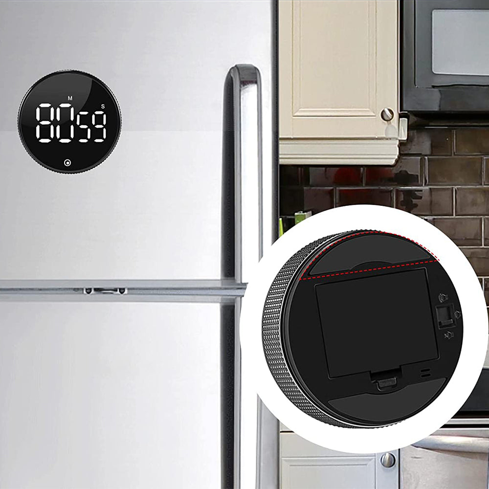 1X Magnetic Kitchen Digital Timer Countdown Timer