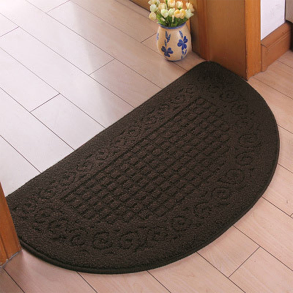 38x58cm Home Non Slip Doormat Kitchen Floor Door Mat Dark Coffee