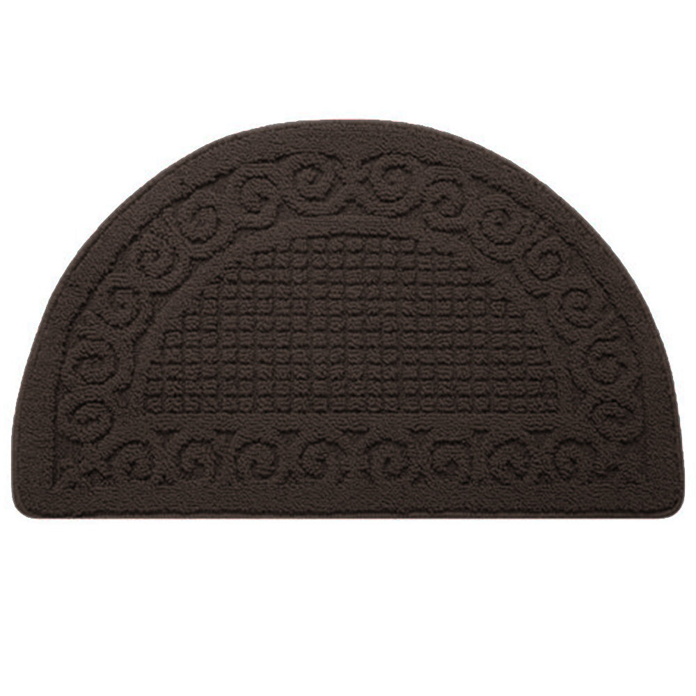 48x78cm Home Non Slip Doormat Kitchen Floor Door Mat Dark Coffee