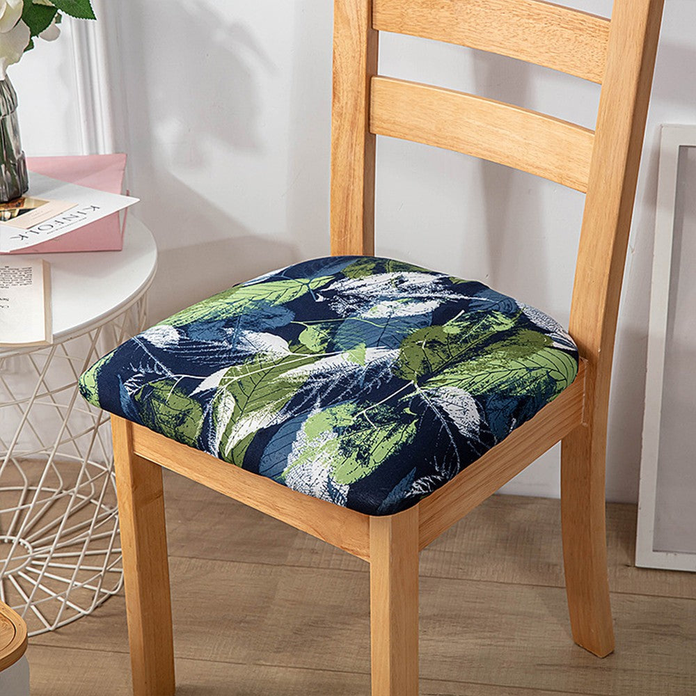 2Pcs Stretch Dining Chair Seat Cover Washable Seat Cushion Protector Slipcover Style 3
