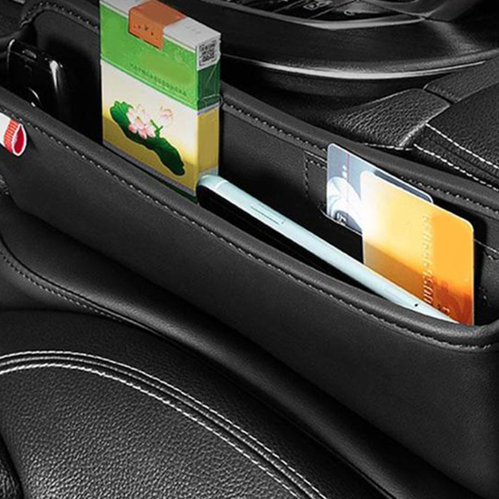 2X Car Seat Gap Filler Organizer Crevice Storage Box