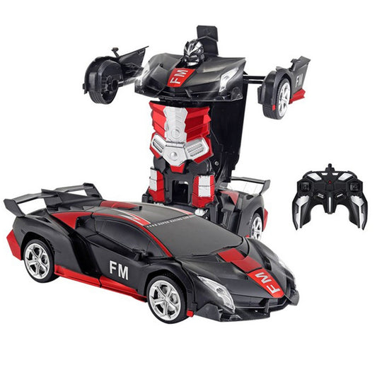 Remote Control Cars for Kids Deformation Toy Car Red