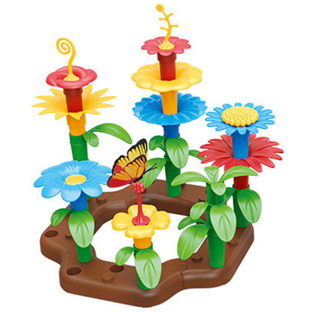 Set of 38Pcs Kids Flower Garden Building Blocks Toys