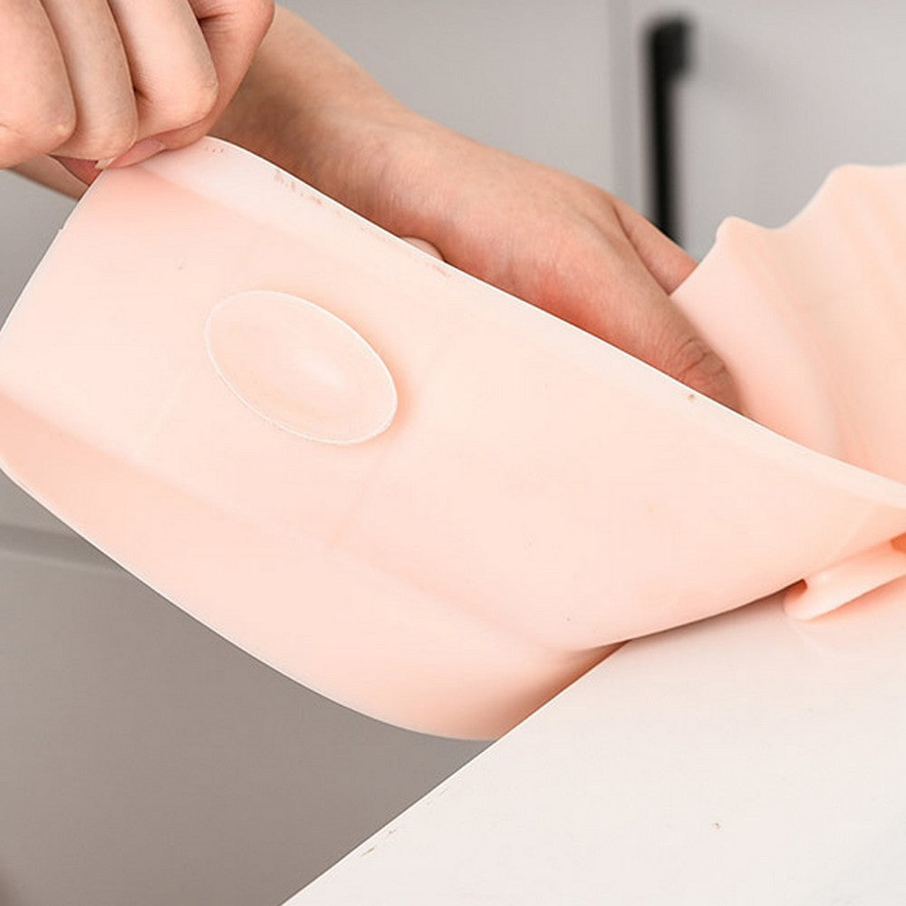 2Pcs Kitchen Sink Water Splash Guard With Sucker