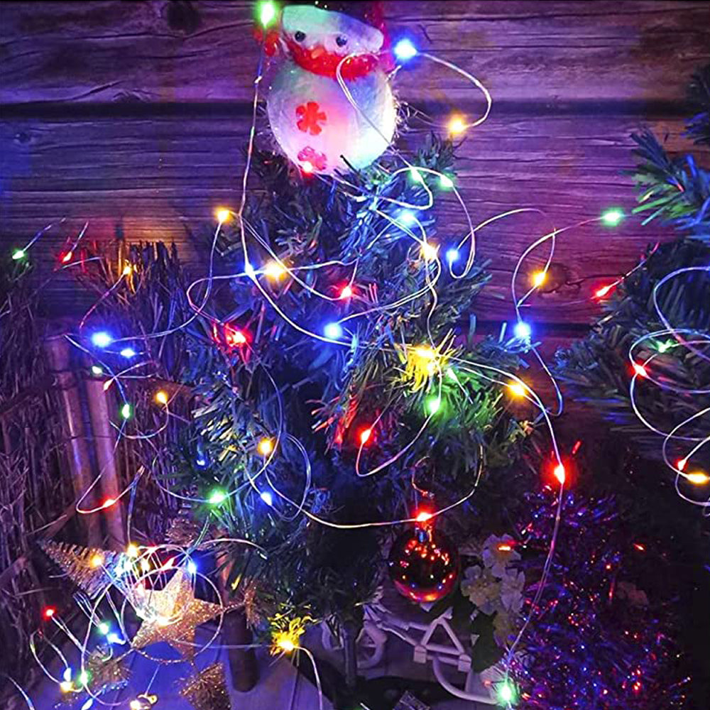 2Pcs 10M Christmas RGB Color Changing Smart String Lights