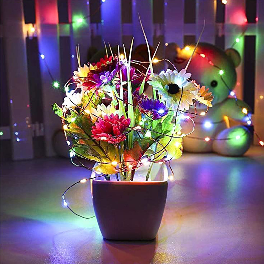 2Pcs 10M Christmas RGB Color Changing Smart String Lights