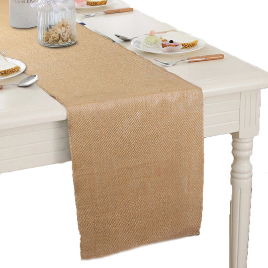 1Pc 275x30cm Burlap Jute Table Runner