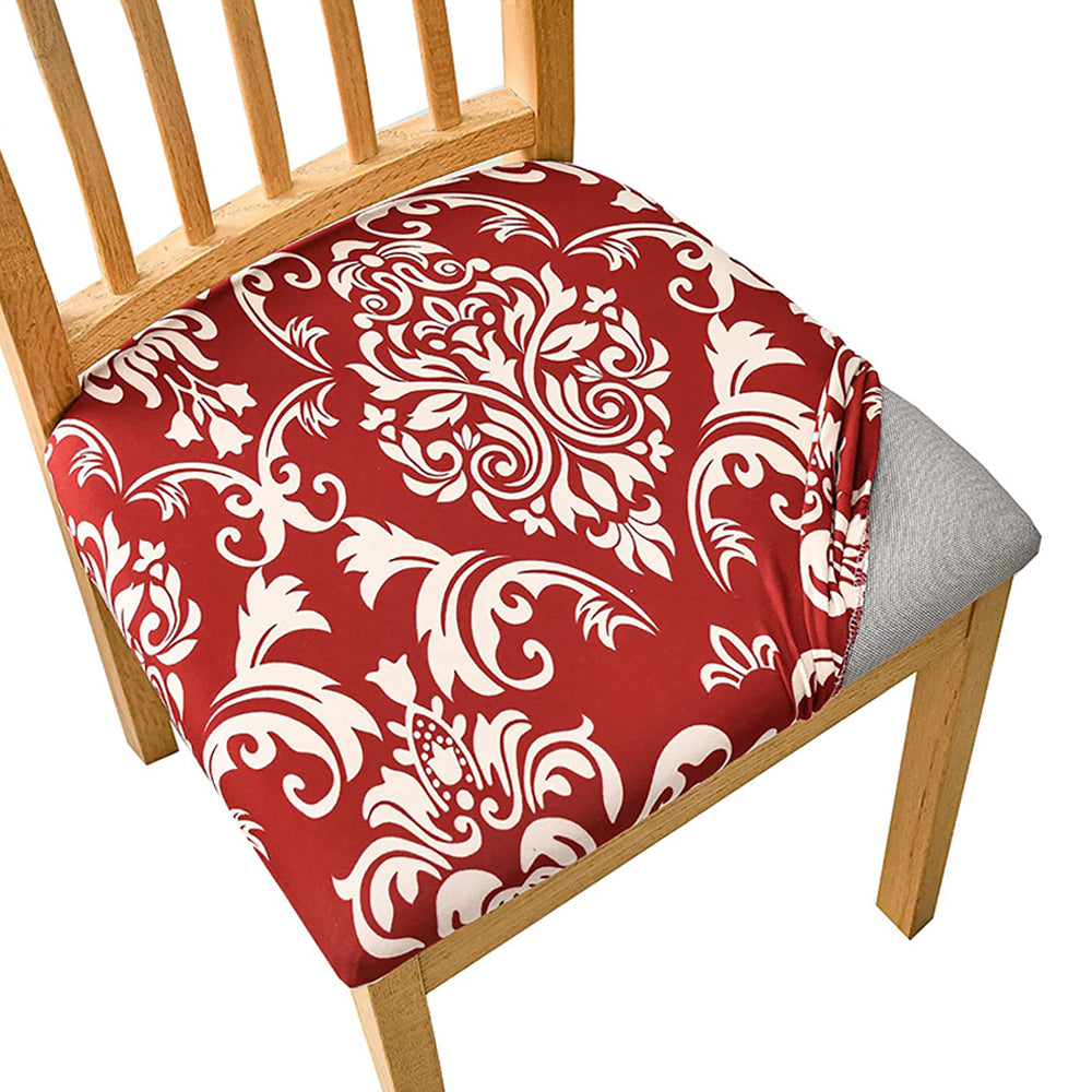 2X Christmas Stretch Dining Chair Seat Cover Style 3