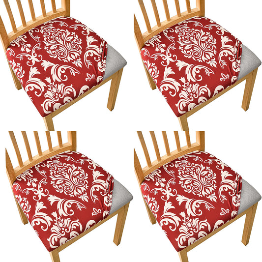 4X Christmas Stretch Dining Chair Seat Cover Style 3
