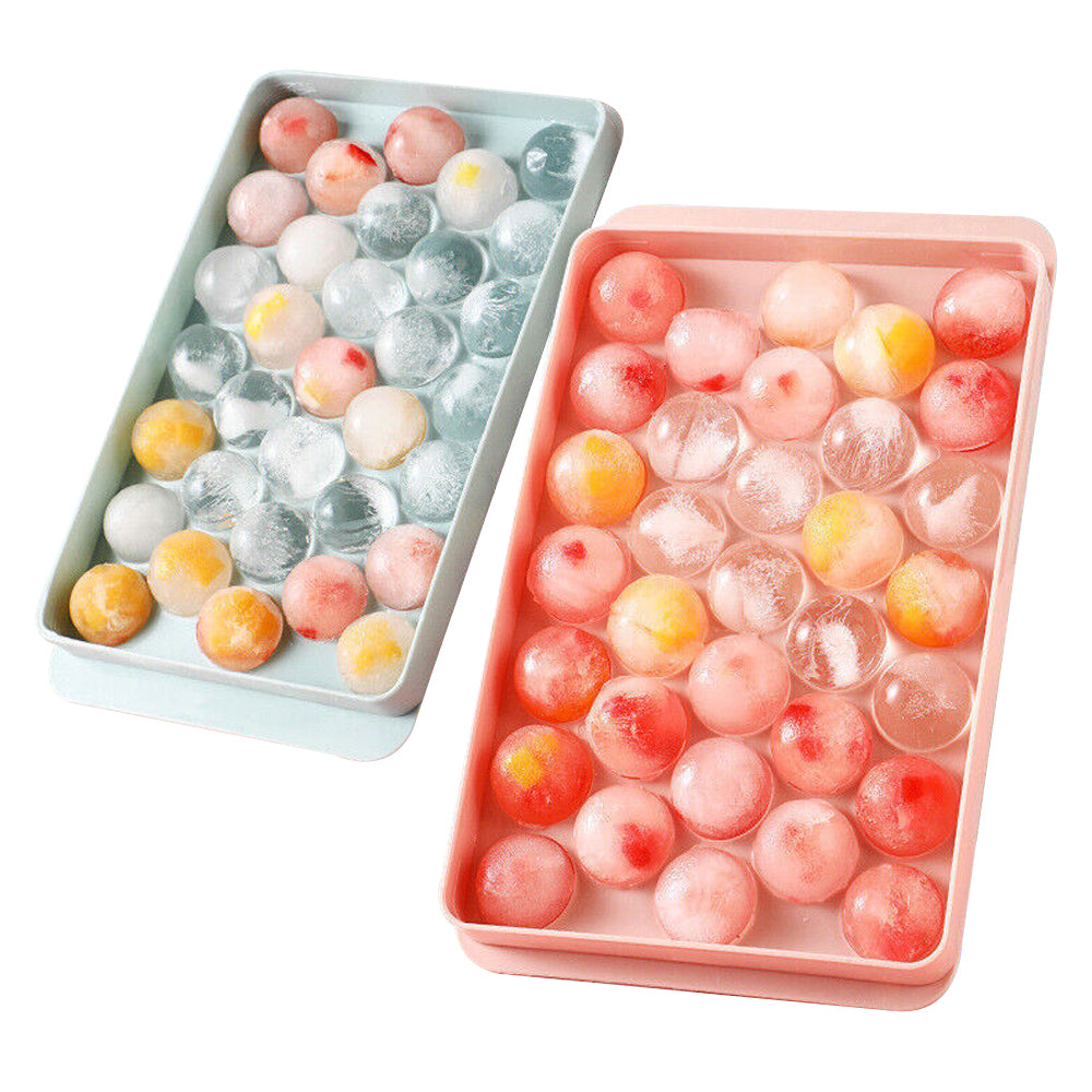 2Pcs 33 Grids Ice Ball Maker Mold Ice Cube Tray