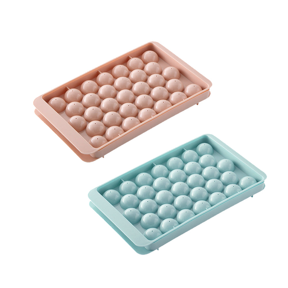 2Pcs 33 Grids Ice Ball Maker Mold Ice Cube Tray