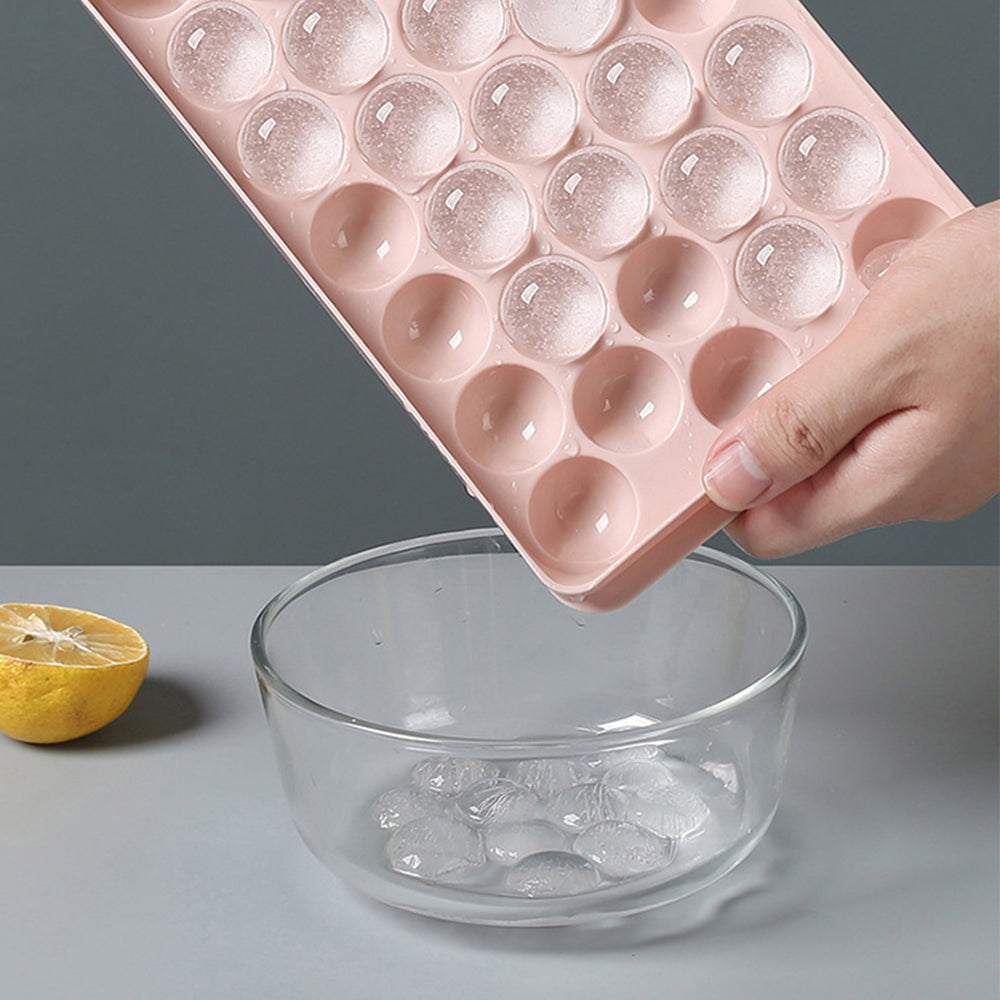 2Pcs 33 Grids Ice Ball Maker Mold Ice Cube Tray