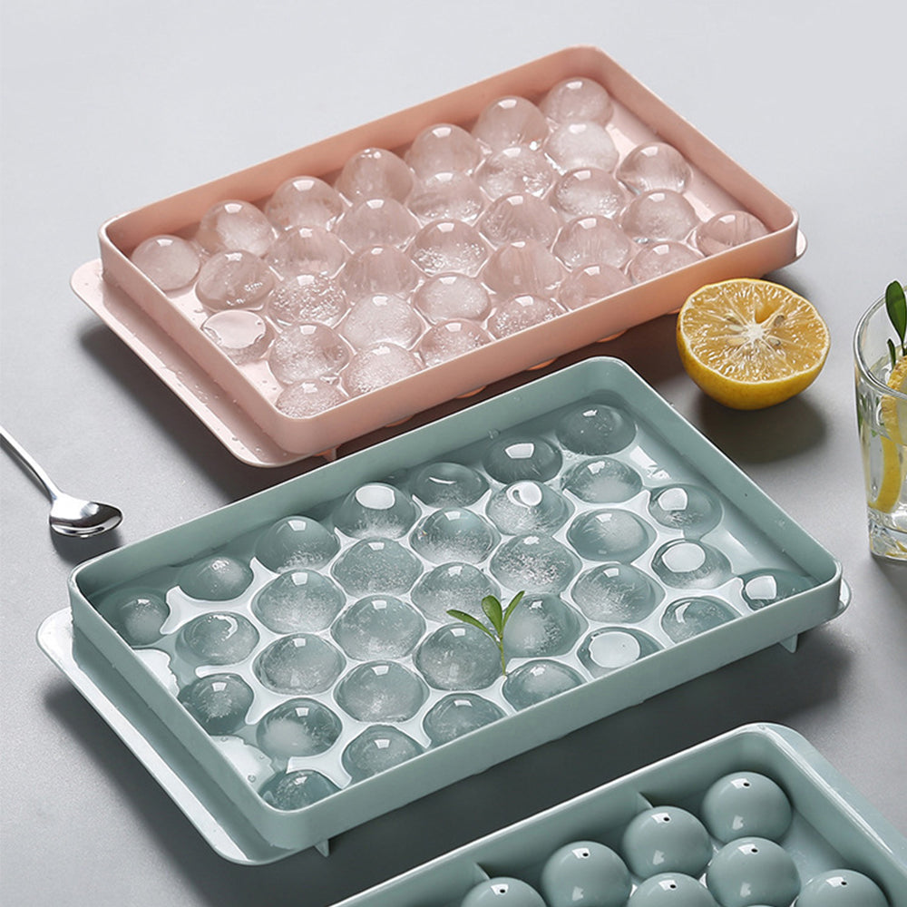 2Pcs 33 Grids Ice Ball Maker Mold Ice Cube Tray