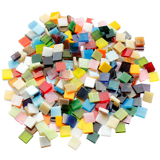 250Pcs DIY Glass Mosaic Tiles for Art Craft