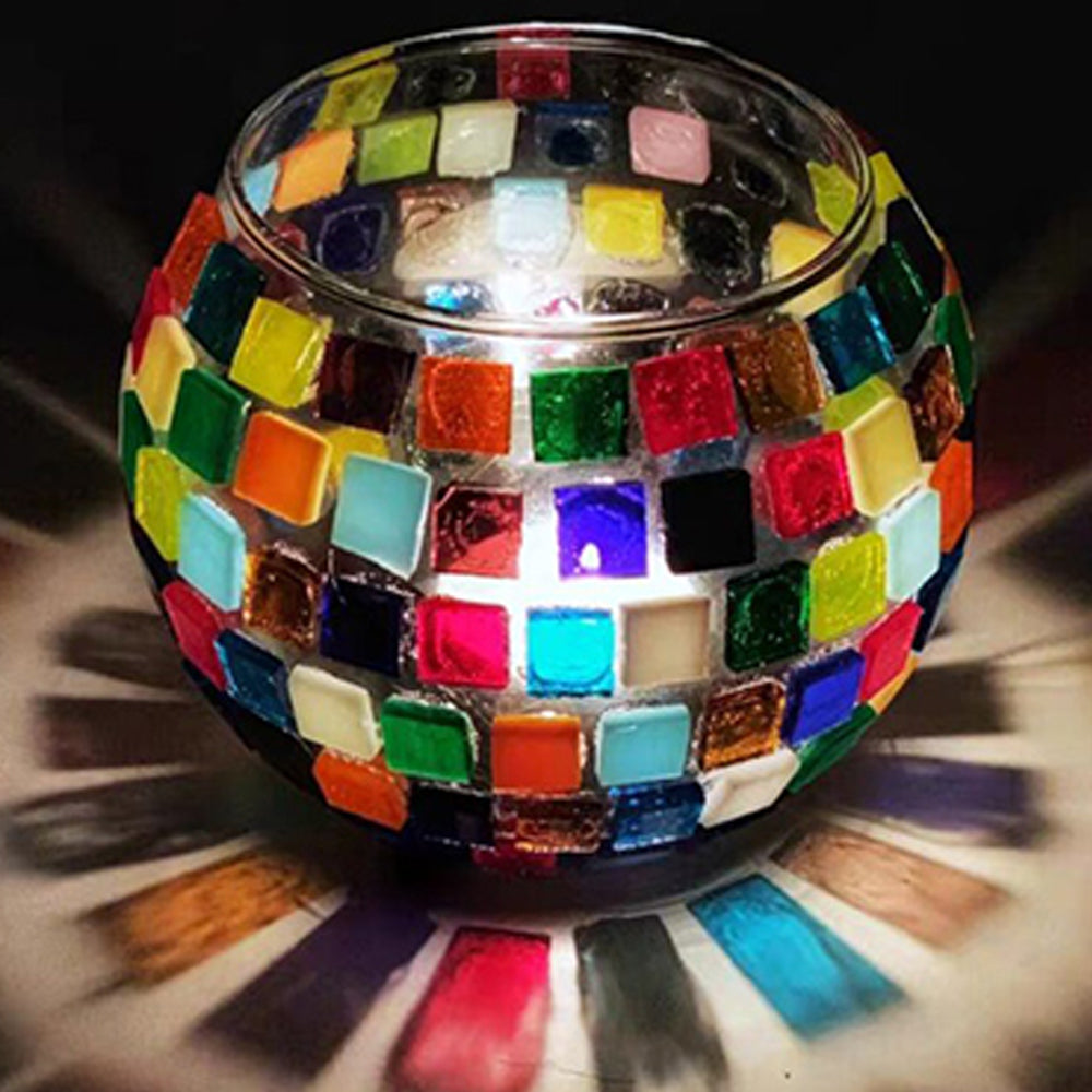 500Pcs DIY Glass Mosaic Tiles for Art Craft