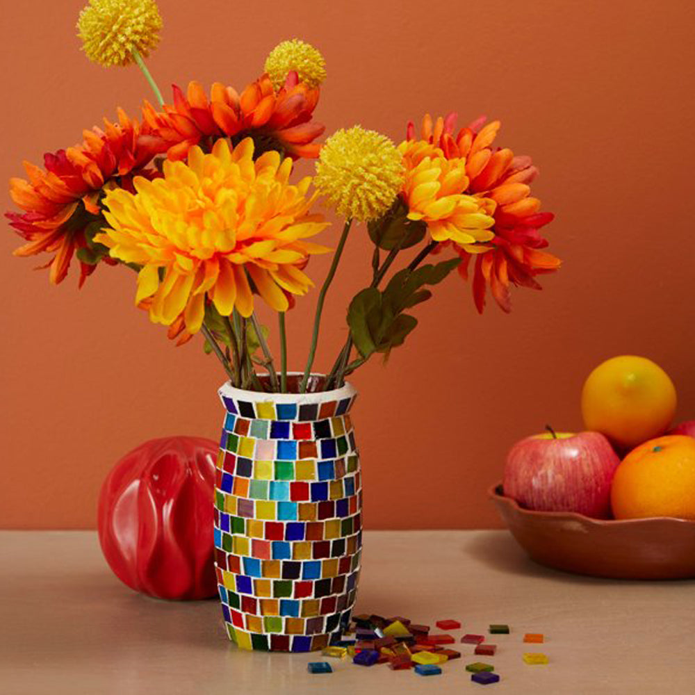 500Pcs DIY Glass Mosaic Tiles for Art Craft