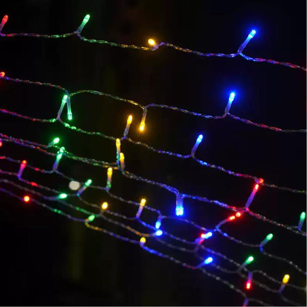 Christmas Solar Waterfall String Light Multicolor Lights