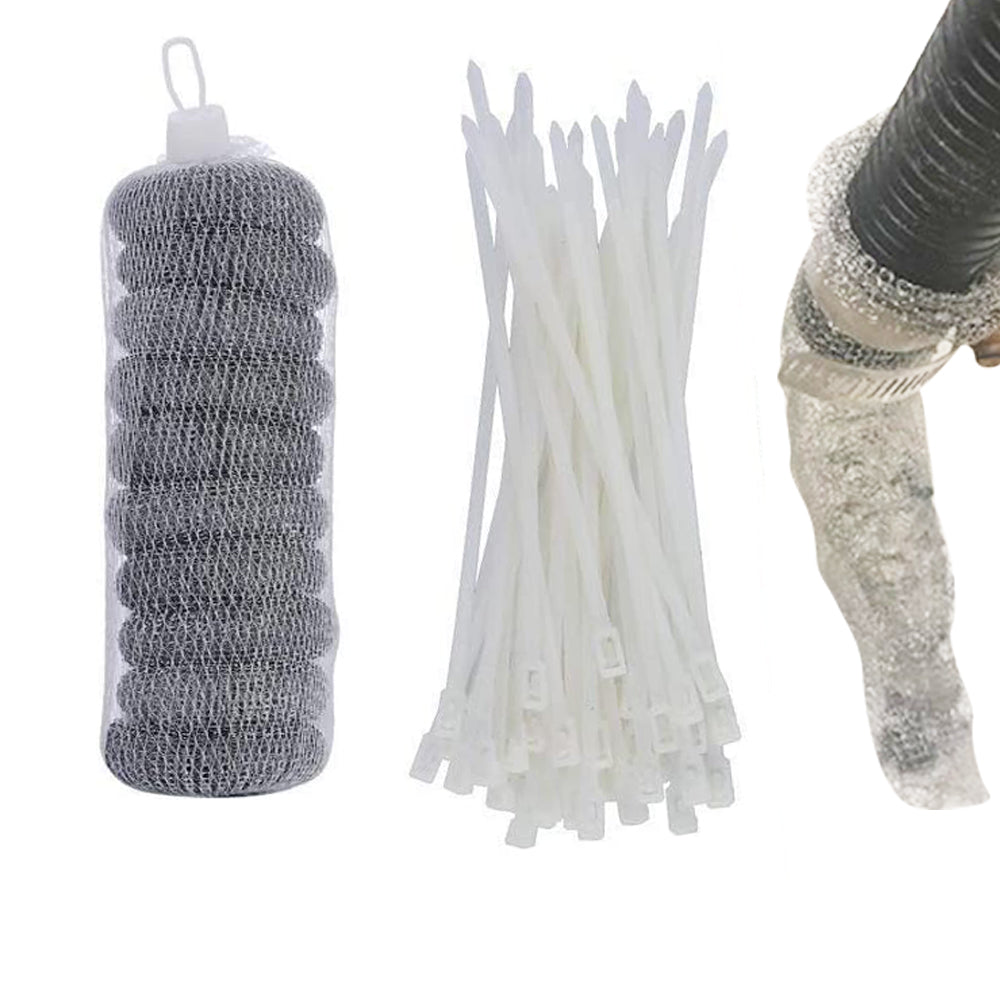 12Pcs Washing Machine Lint Traps with Cable Ties