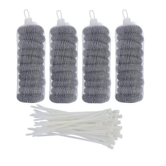 48Pcs Washing Machine Lint Traps with Cable Ties