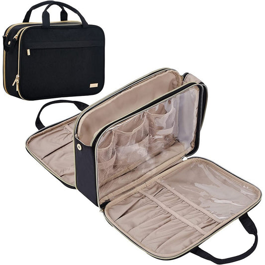 Travel Toiletry Bag Cosmetic Bag Makeup Bag Toiletry Case Black