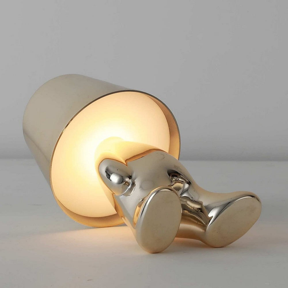 Little Golden Man Desk Lamp Touch Night Light with 3 Level Brightness Style 1