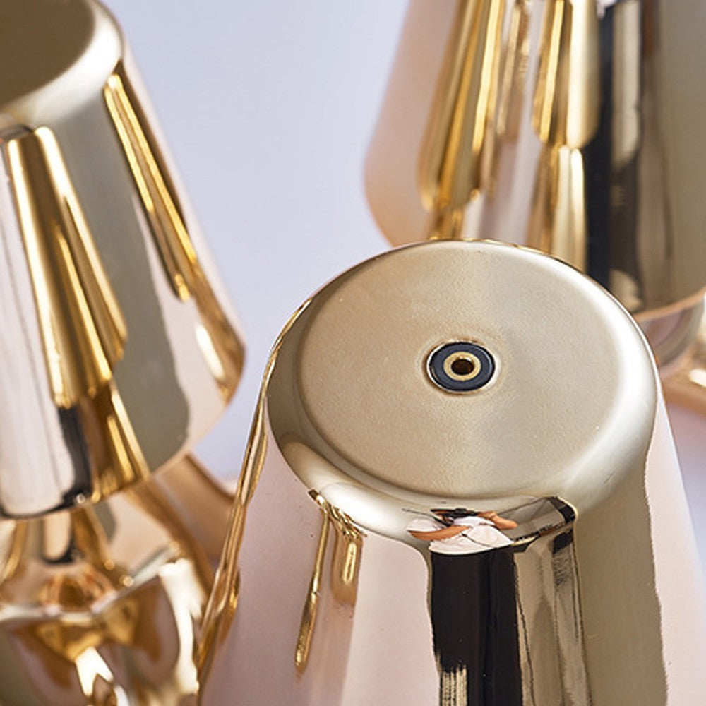 Little Golden Man Desk Lamp Touch Night Light with 3 Level Brightness Style 4