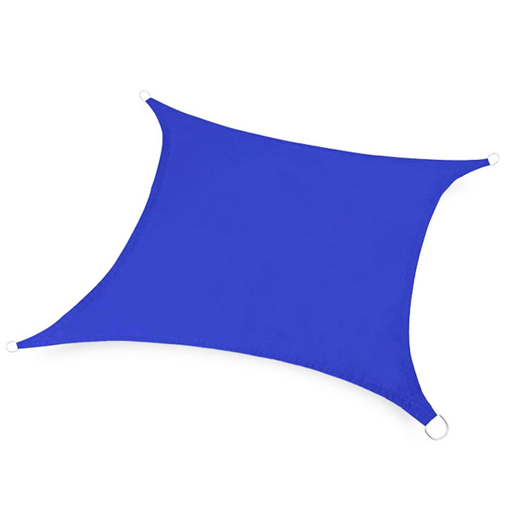 2x2m Water Resistant Sun Shade Sail Canopy UV Block Pergola Shade Cover Blue