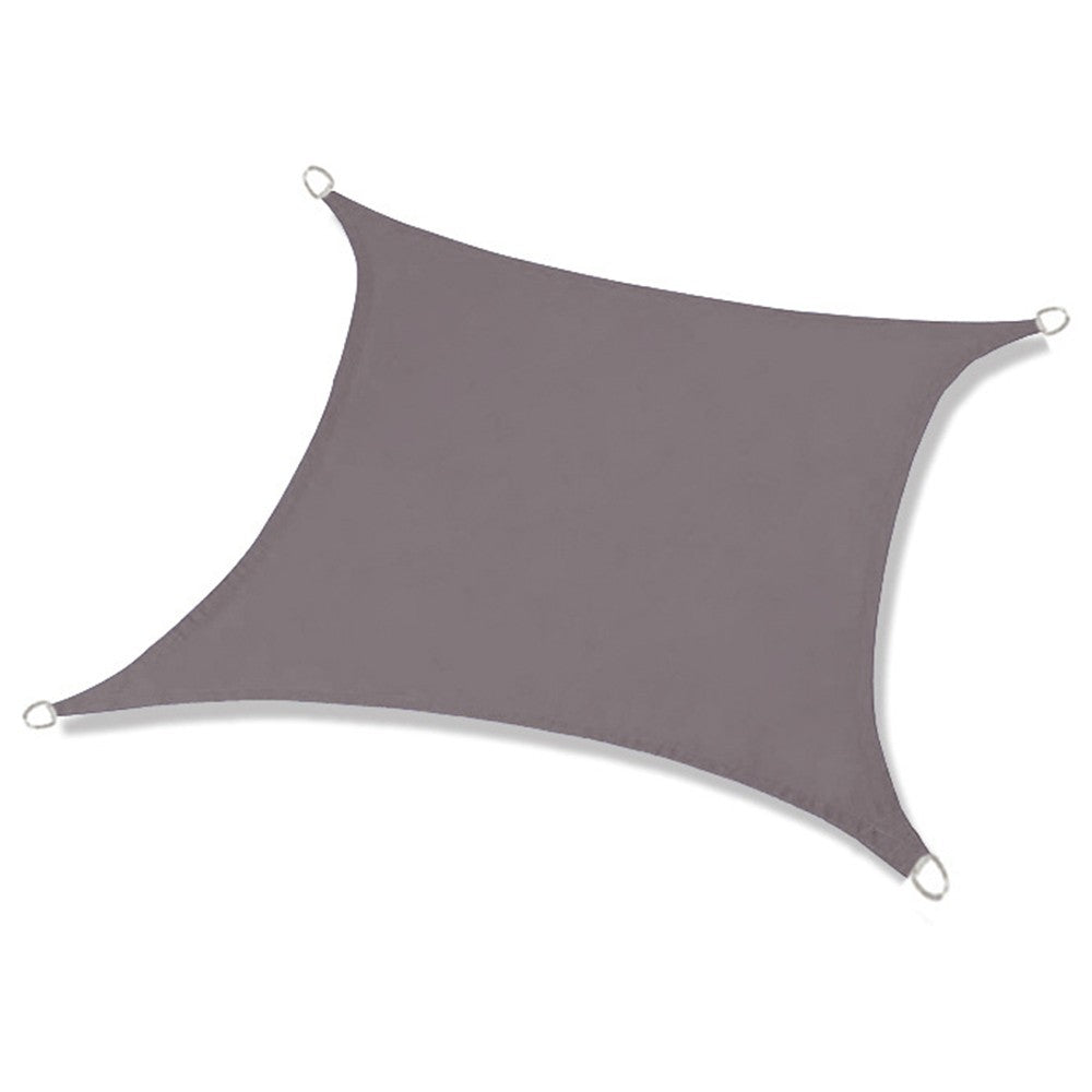 2x2m Water Resistant Sun Shade Sail Canopy UV Block Pergola Shade Cover Grey