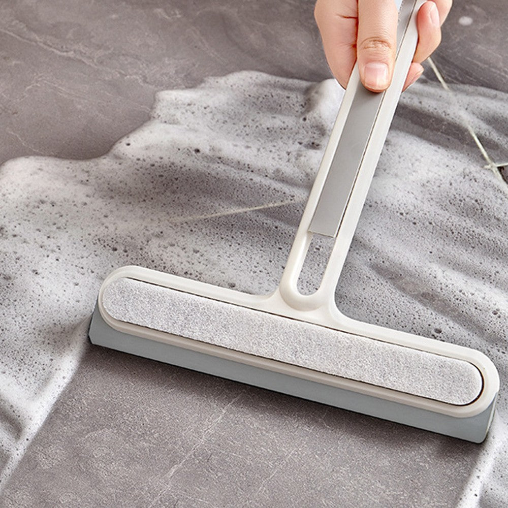 4Pcs 3 in 1 Shower Squeegee Wiper Tool with Brush for Glass Doors Mirror Window