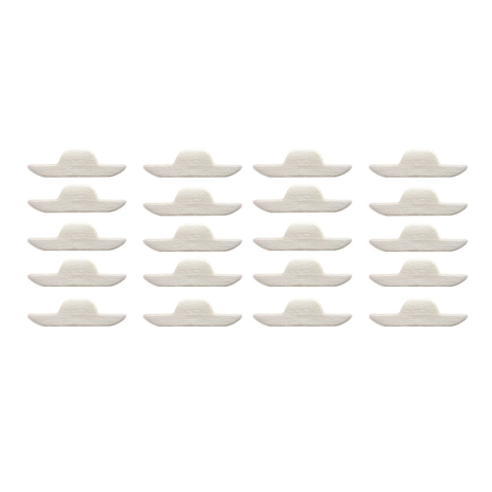 20Pcs Disposable Collar Protector Self Adhesive Neck Sweat Pads Collar Liner
