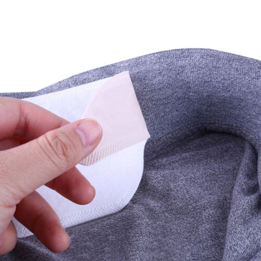 40Pcs Disposable Collar Protector Self Adhesive Neck Sweat Pads Collar Liner