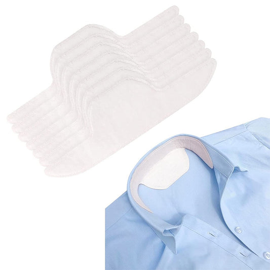 40Pcs Disposable Collar Protector Self Adhesive Neck Sweat Pads Collar Liner