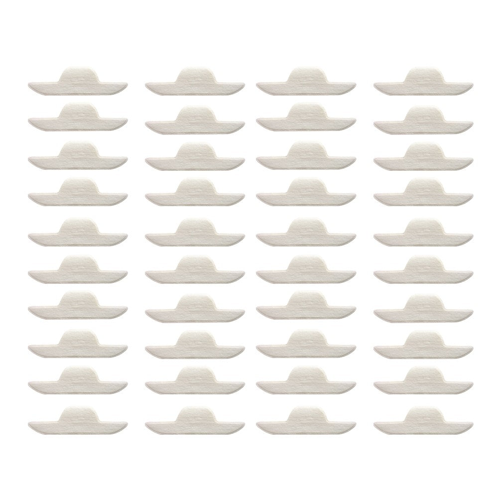 40Pcs Disposable Collar Protector Self Adhesive Neck Sweat Pads Collar Liner