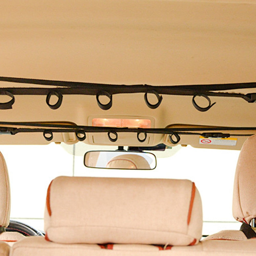 Pair of Vehicle Fishing Rod Strap Holder Fishing Rod Storage Rack for SUVs