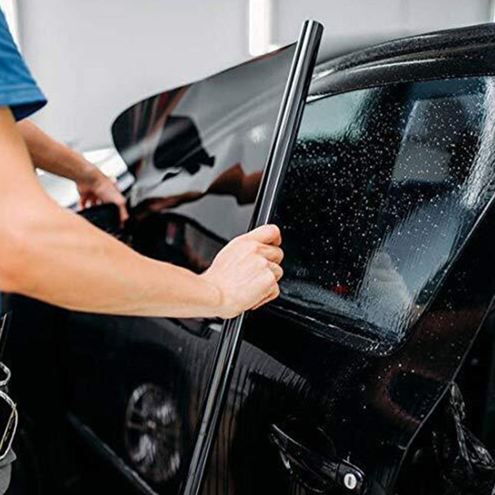 15% VLT 6m Black Car Home Window Tint Film Scratch Resistant Film Tinting Tools