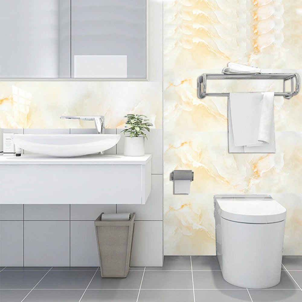 20Pcs 15x15cm Marble Style Tile Wall Stickers Removable Wallpaper Decal Style 2