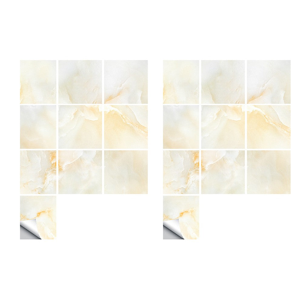 20Pcs 15x15cm Marble Style Tile Wall Stickers Removable Wallpaper Decal Style 2
