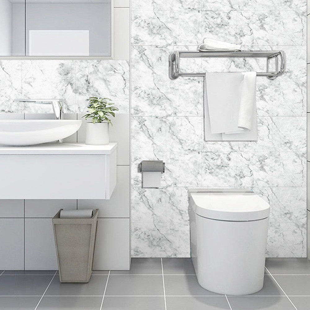 20Pcs 15x15cm Marble Style Tile Wall Stickers Removable Wallpaper Decal Style 3